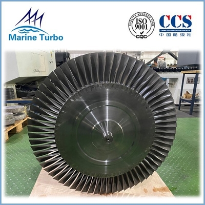 Rotor Shaft Assembly For Axial Flow Turbine  Marine